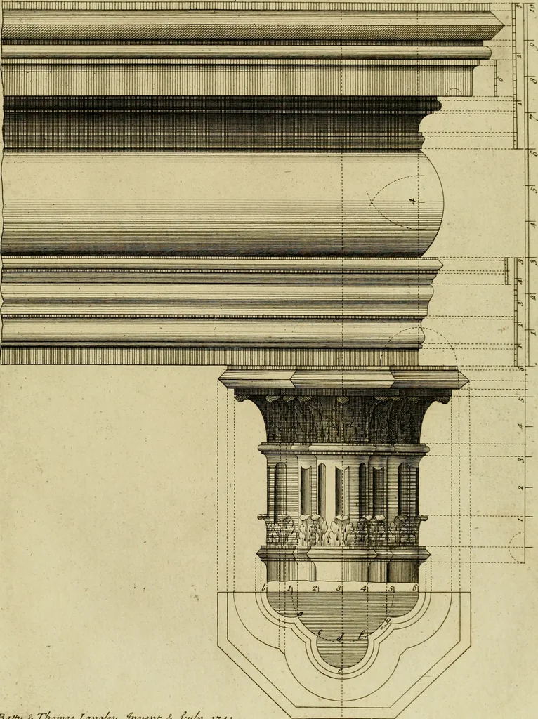 An illustration from Gothic architecture, 1742, leaf 46
