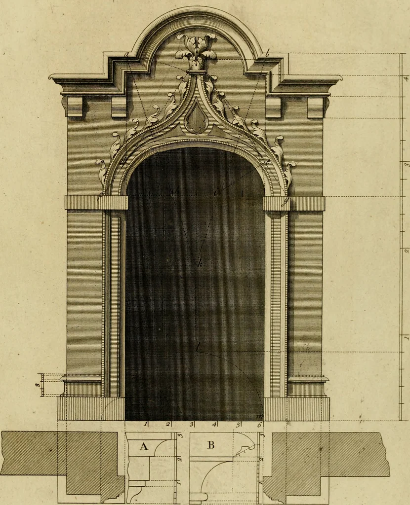 An illustration from Gothic architecture, 1742, leaf 58
