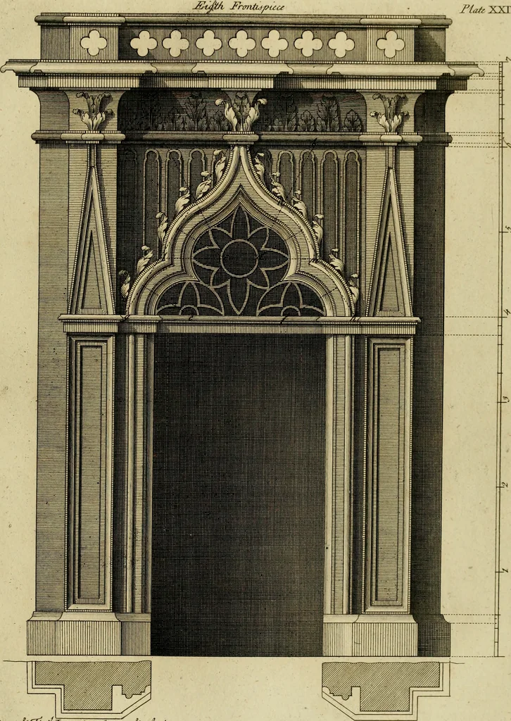 An illustration from Gothic architecture, 1742, leaf 64