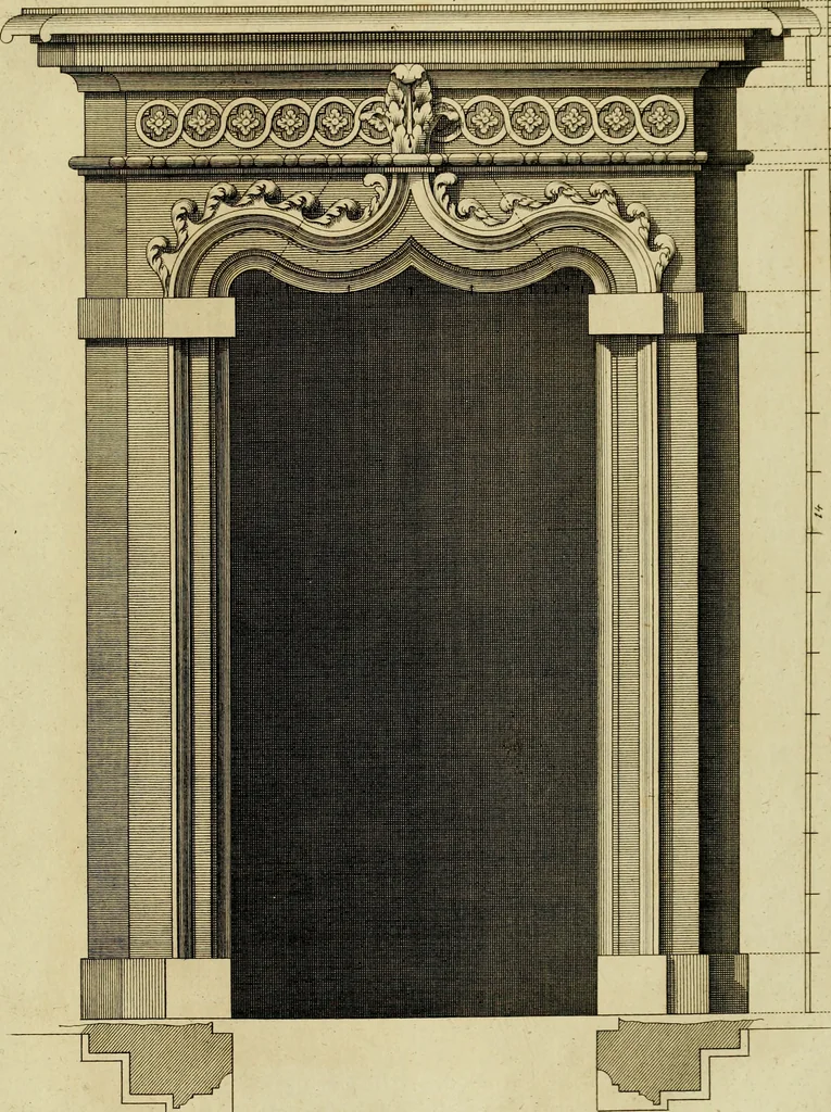 An illustration from Gothic architecture, 1742, leaf 68