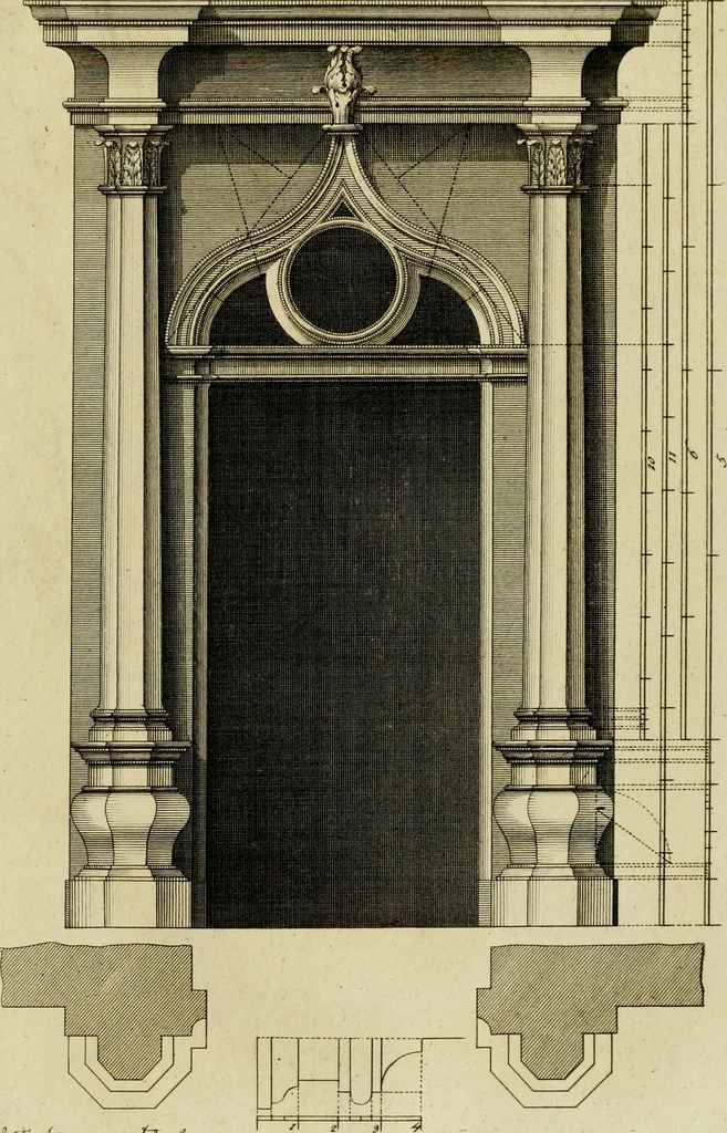 An illustration from Gothic architecture, 1742, leaf 72