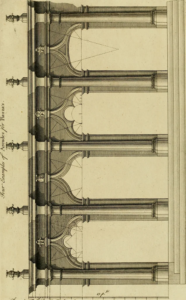An illustration from Gothic architecture, 1742, leaf 74