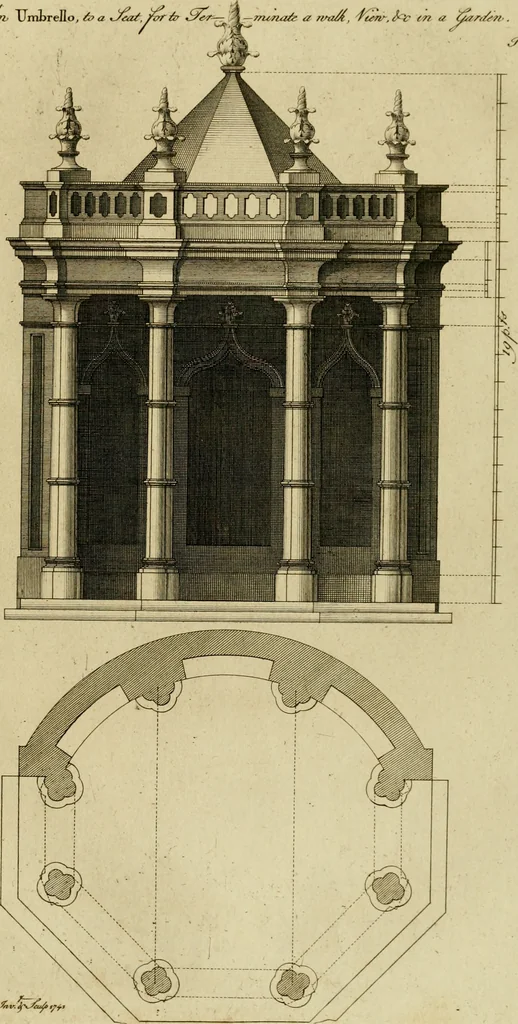 An illustration from Gothic architecture, 1742, leaf 78