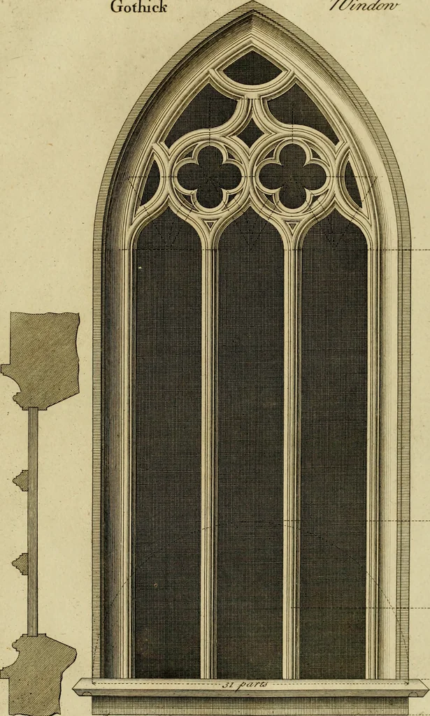 An illustration from Gothic architecture, 1742, leaf 90