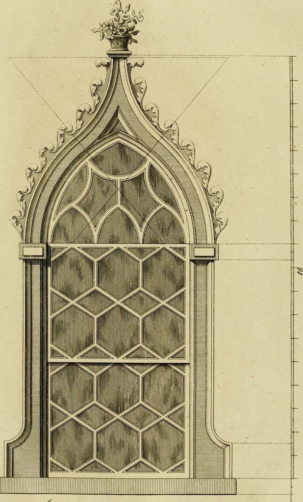 An illustration from Gothic architecture, 1742, leaf 92