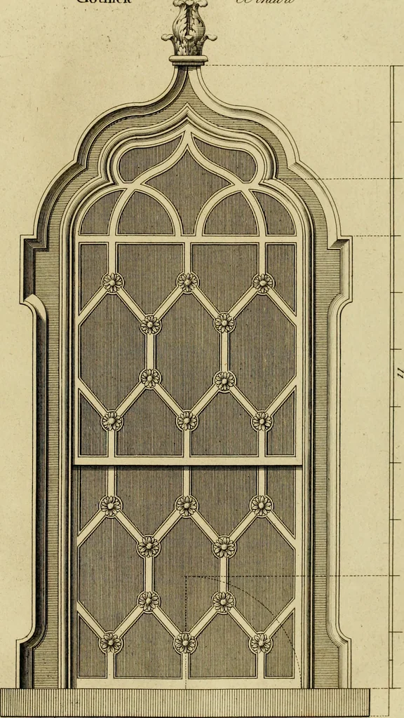 An illustration from Gothic architecture, 1742, leaf 94