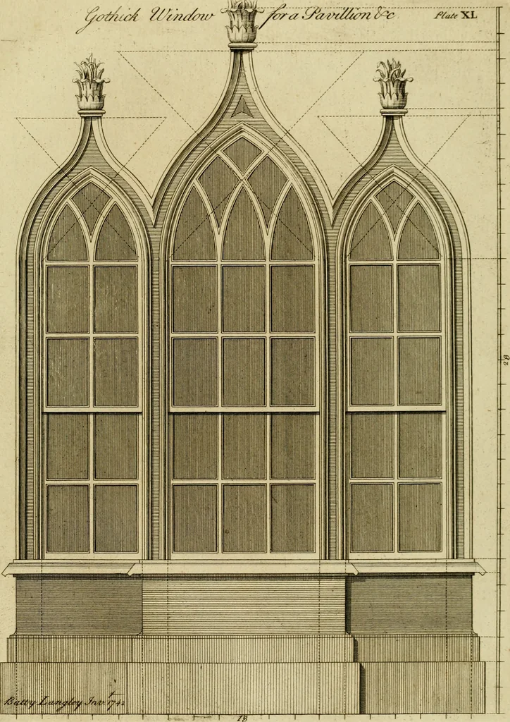 An illustration from Gothic architecture, 1742, leaf 96