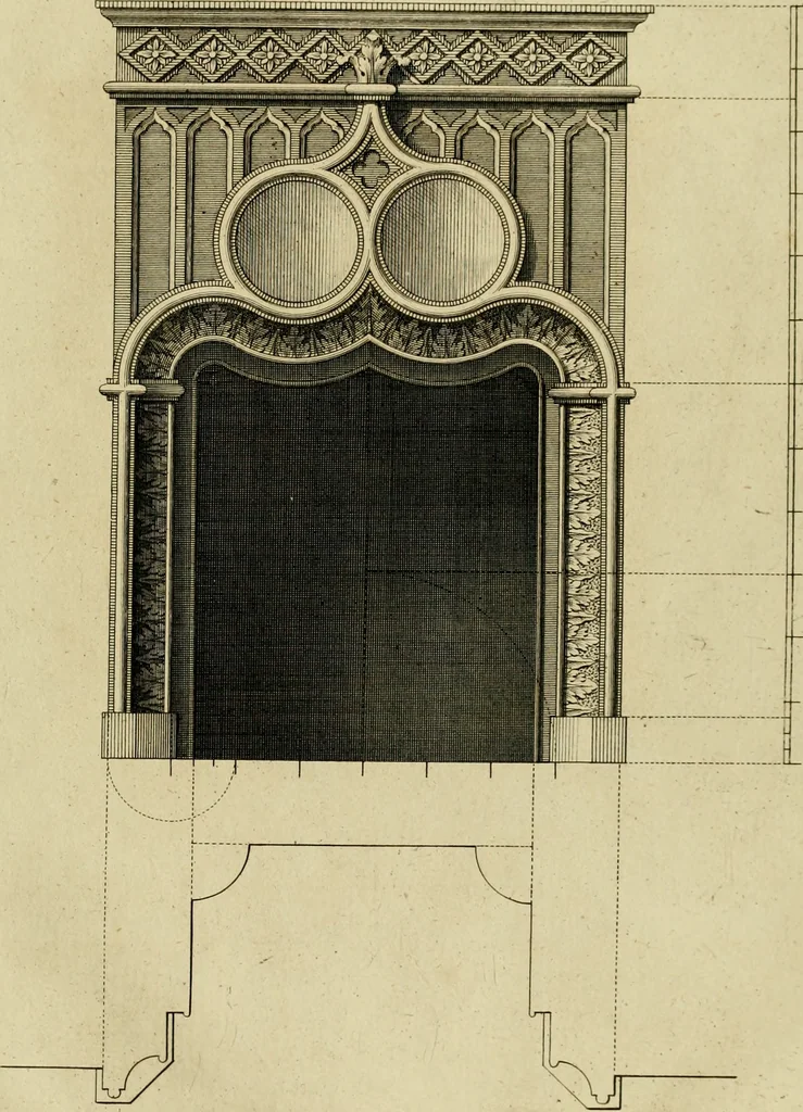 An illustration from Gothic architecture, 1742, leaf 98