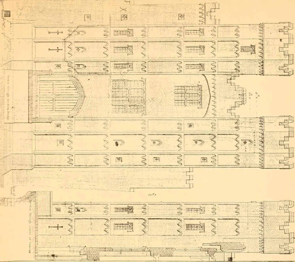 An illustration from Gothic architecture selected from various ancient edifices in England,, 1920, leaf 101
