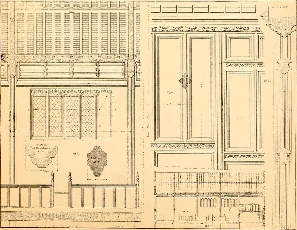 An illustration from Gothic architecture selected from various ancient edifices in England,, 1920, leaf 107