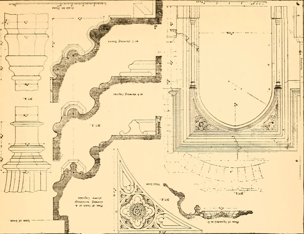 An illustration from Gothic architecture selected from various ancient edifices in England,, 1920, leaf 111