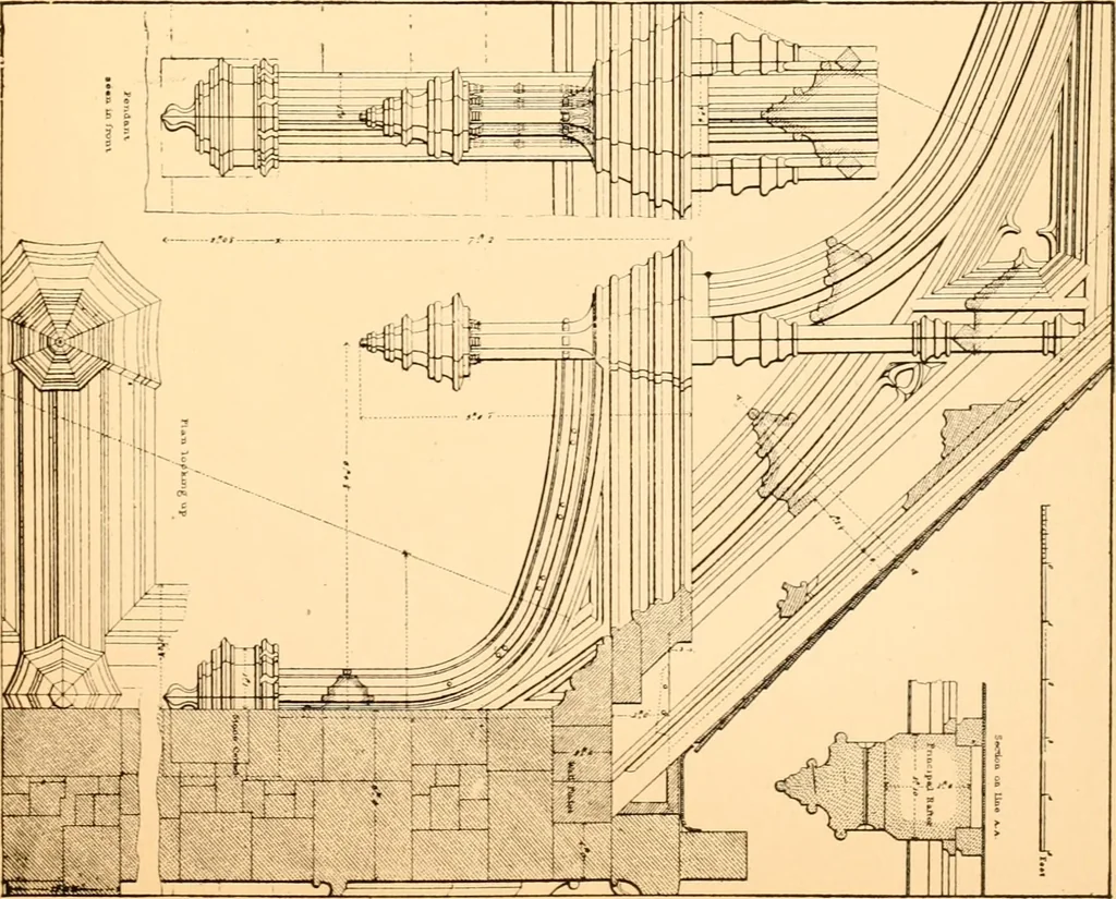 An illustration from Gothic architecture selected from various ancient edifices in England,, 1920, leaf 111