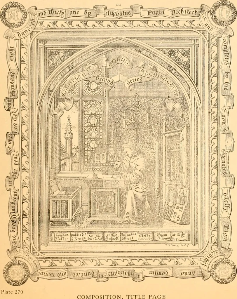 An illustration from Gothic architecture selected from various ancient edifices in England,, 1920, leaf 115