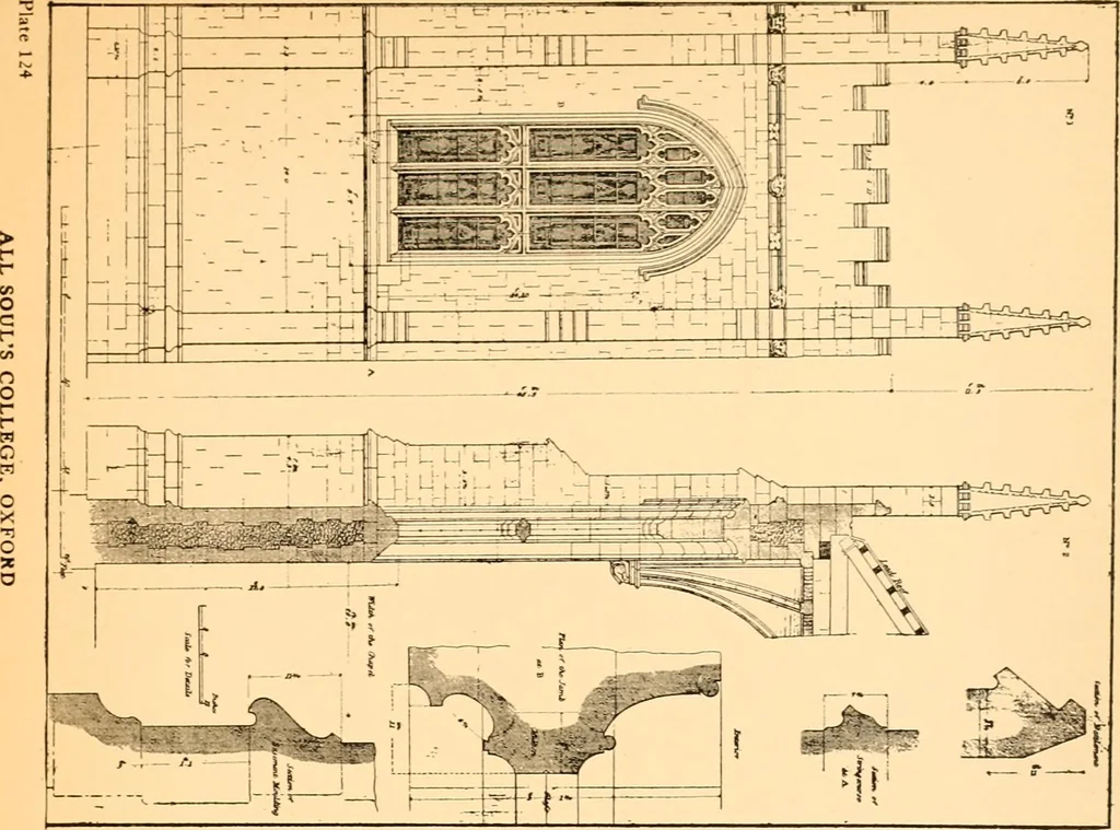 An illustration from Gothic architecture selected from various ancient edifices in England,, 1920, leaf 119