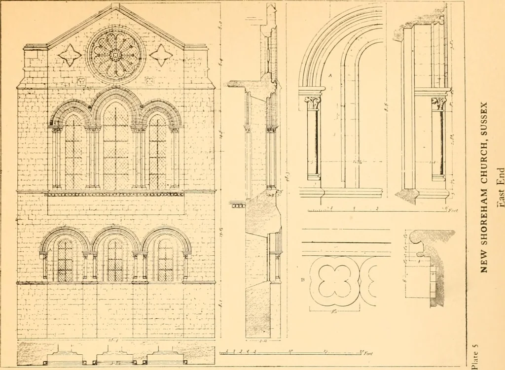 An illustration from Gothic architecture selected from various ancient edifices in England,, 1920, leaf 131