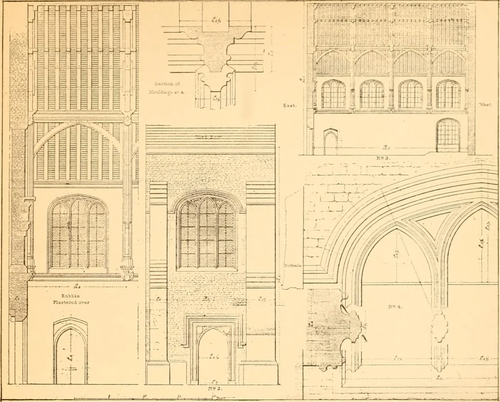 An illustration from Gothic architecture selected from various ancient edifices in England,, 1920, leaf 135