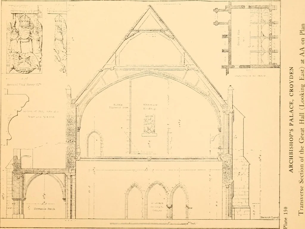 An illustration from Gothic architecture selected from various ancient edifices in England,, 1920, leaf 135