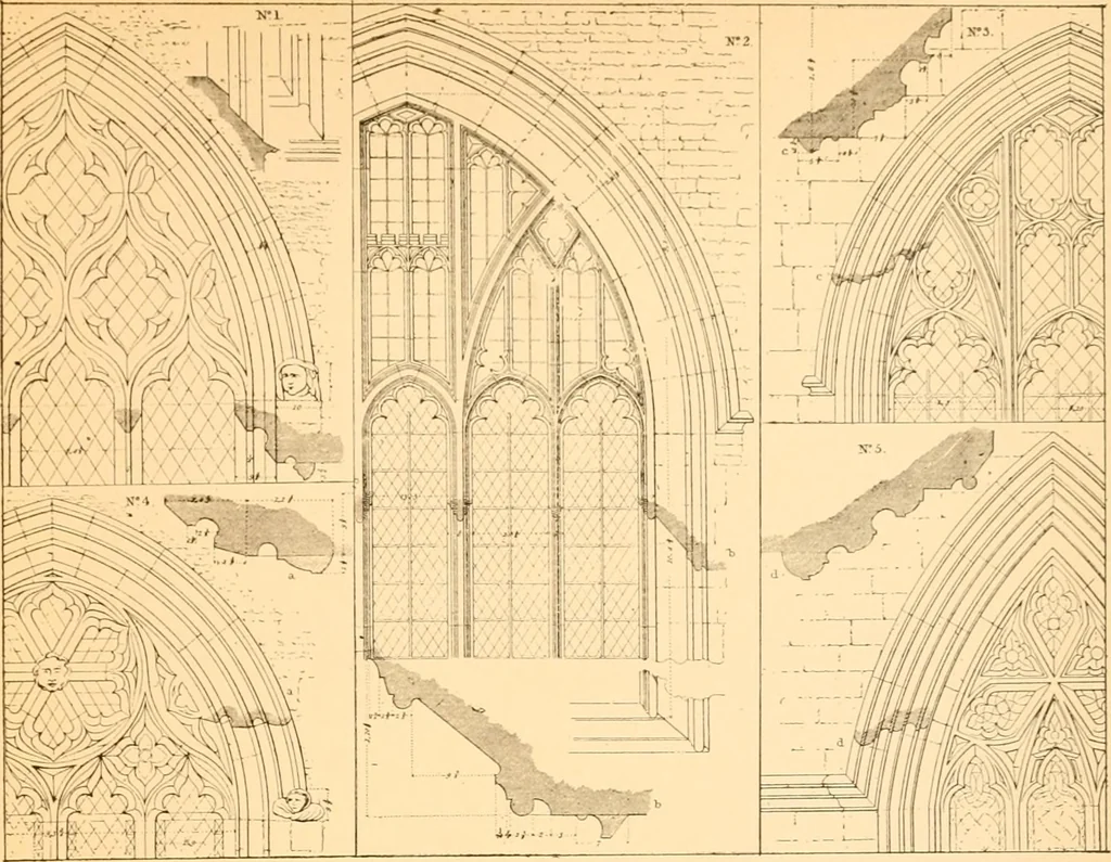 An illustration from Gothic architecture selected from various ancient edifices in England,, 1920, leaf 141