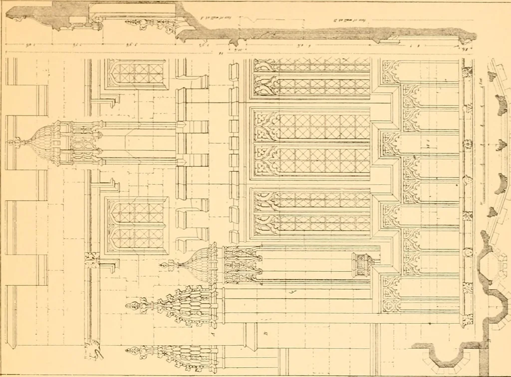 An illustration from Gothic architecture selected from various ancient edifices in England,, 1920, leaf 143