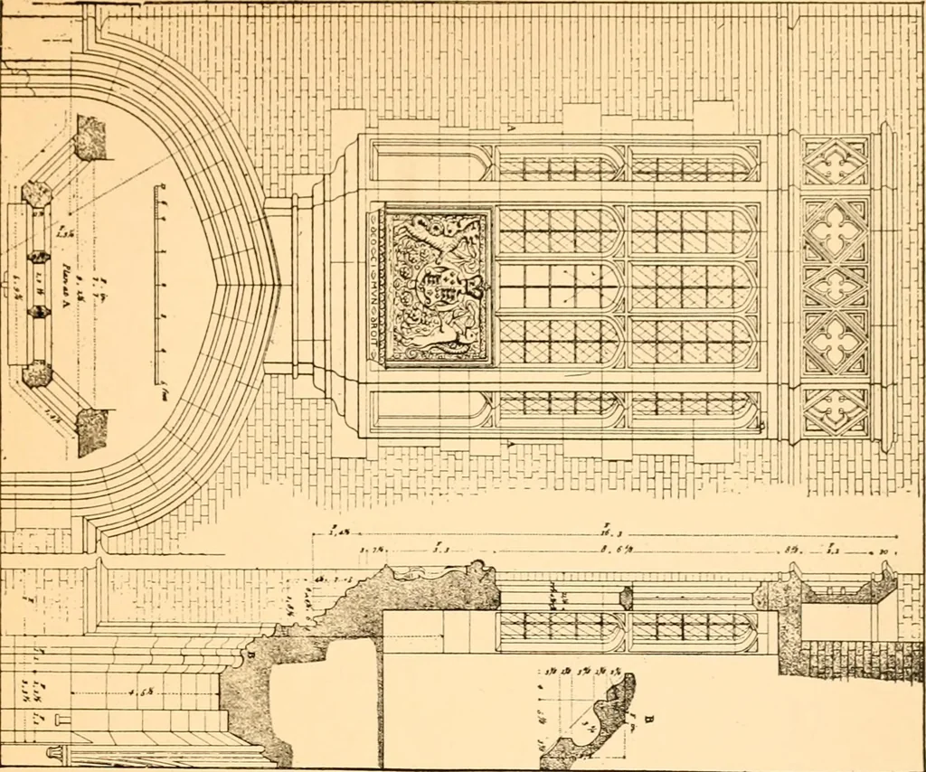 An illustration from Gothic architecture selected from various ancient edifices in England,, 1920, leaf 149