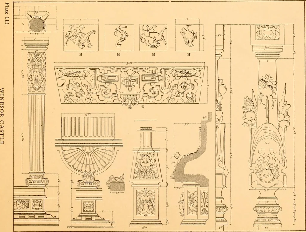 An illustration from Gothic architecture selected from various ancient edifices in England,, 1920, leaf 15