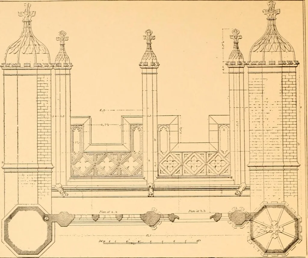 An illustration from Gothic architecture selected from various ancient edifices in England,, 1920, leaf 161