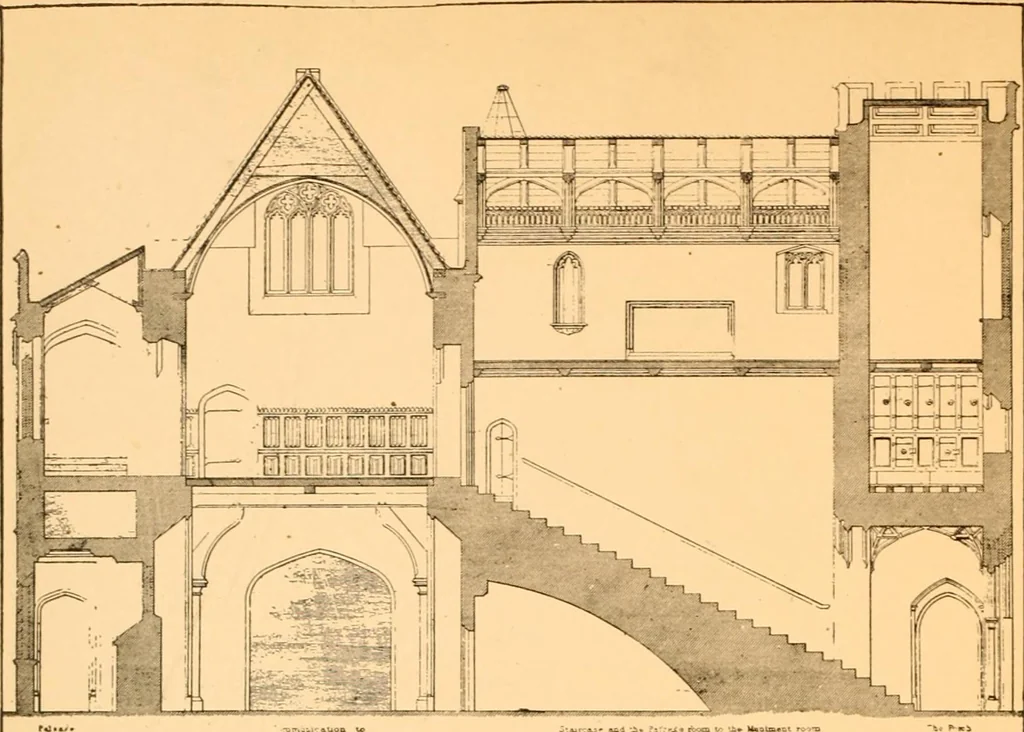 An illustration from Gothic architecture selected from various ancient edifices in England,, 1920, leaf 165