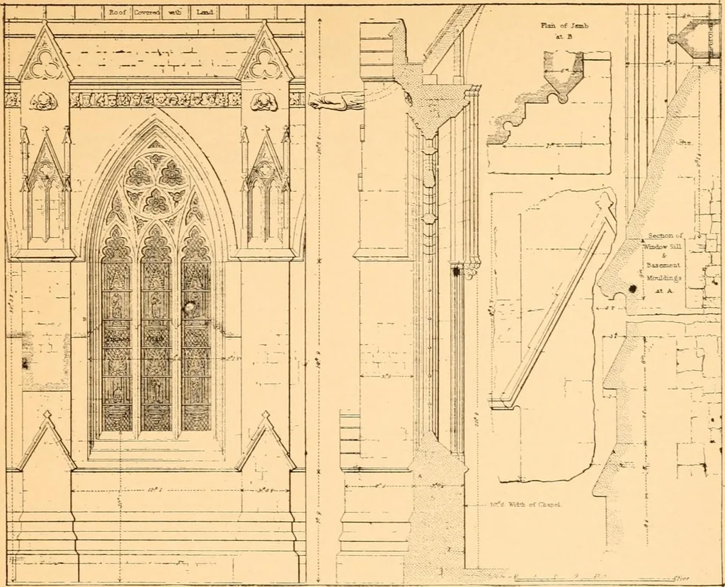 An illustration from Gothic architecture selected from various ancient edifices in England,, 1920, leaf 17