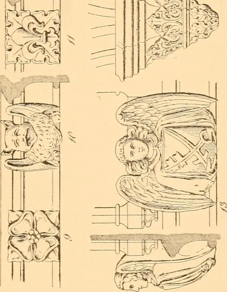 An illustration from Gothic architecture selected from various ancient edifices in England,, 1920, leaf 21
