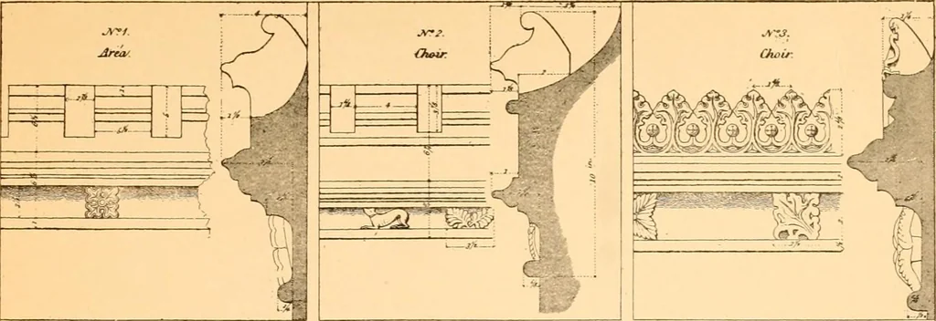 An illustration from Gothic architecture selected from various ancient edifices in England,, 1920, leaf 23