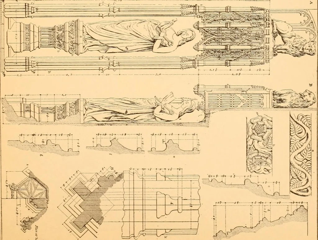 An illustration from Gothic architecture selected from various ancient edifices in England,, 1920, leaf 27