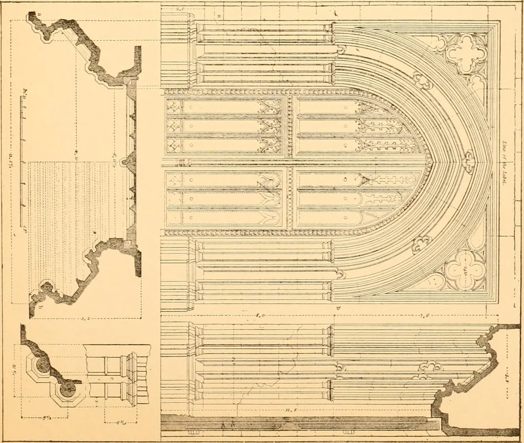 An illustration from Gothic architecture selected from various ancient edifices in England,, 1920, leaf 35