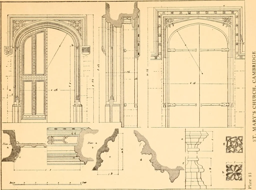 An illustration from Gothic architecture selected from various ancient edifices in England,, 1920, leaf 37