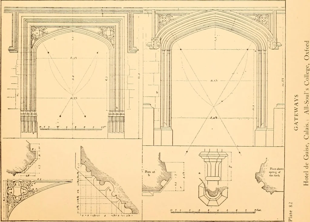 An illustration from Gothic architecture selected from various ancient edifices in England,, 1920, leaf 37