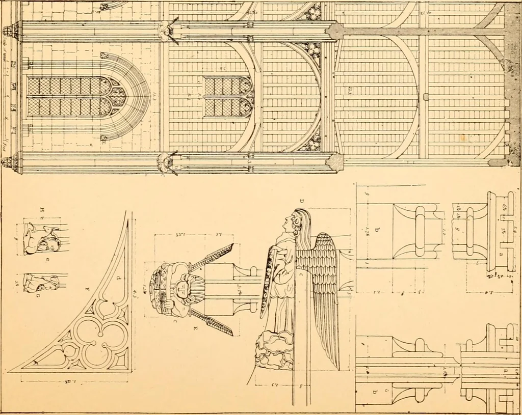 An illustration from Gothic architecture selected from various ancient edifices in England,, 1920, leaf 41