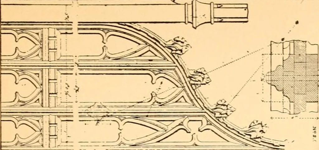 An illustration from Gothic architecture selected from various ancient edifices in England,, 1920, leaf 43