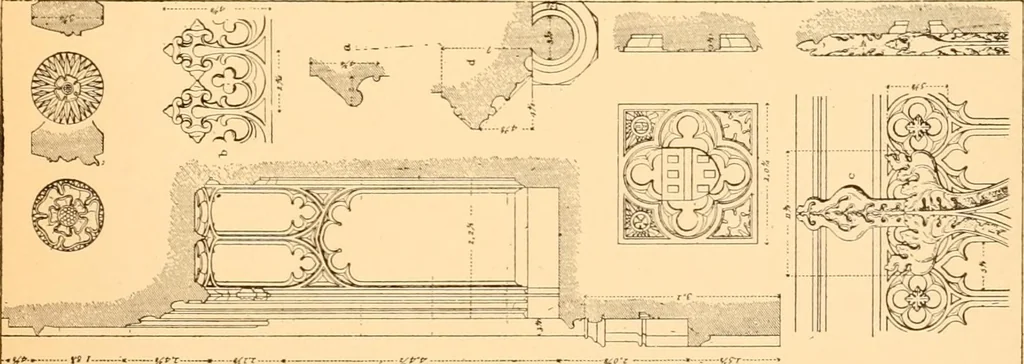 An illustration from Gothic architecture selected from various ancient edifices in England,, 1920, leaf 47