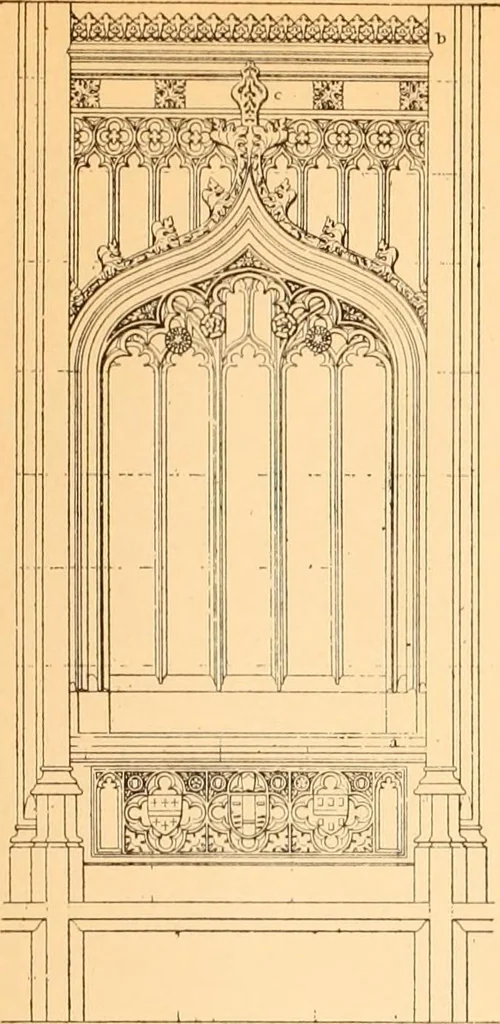 An illustration from Gothic architecture selected from various ancient edifices in England,, 1920, leaf 47