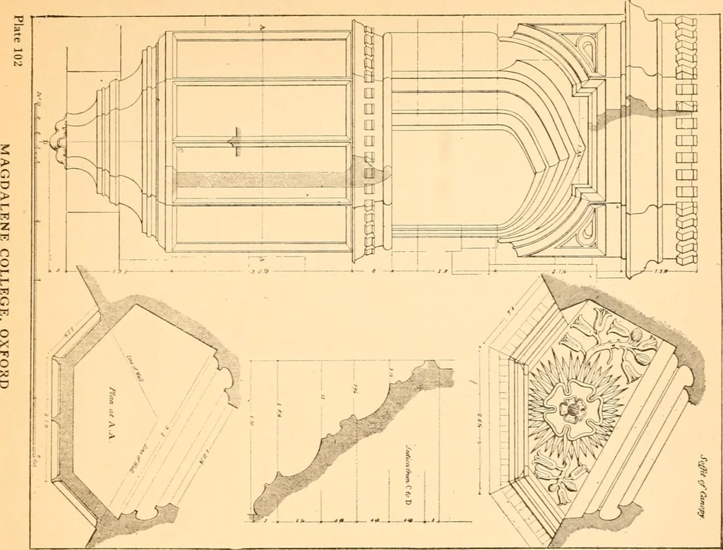 An illustration from Gothic architecture selected from various ancient edifices in England,, 1920, leaf 49