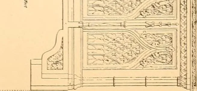 An illustration from Gothic architecture selected from various ancient edifices in England,, 1920, leaf 49