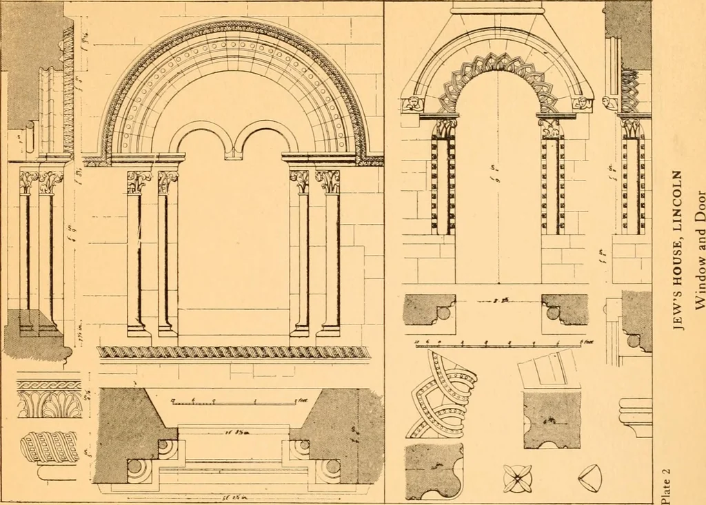 An illustration from Gothic architecture selected from various ancient edifices in England,, 1920, leaf 5