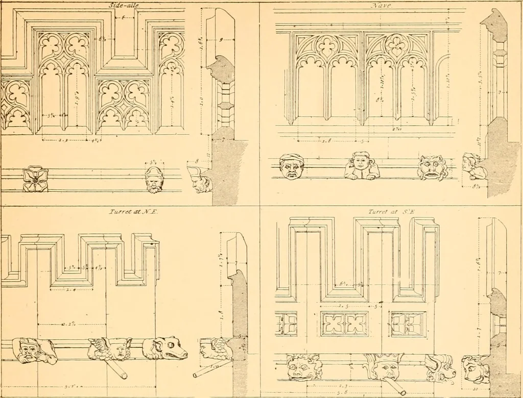 An illustration from Gothic architecture selected from various ancient edifices in England,, 1920, leaf 51