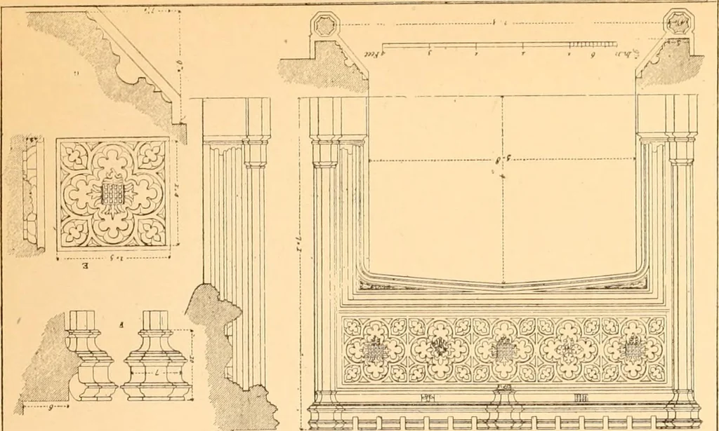 An illustration from Gothic architecture selected from various ancient edifices in England,, 1920, leaf 57