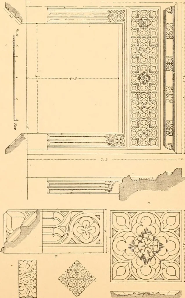 An illustration from Gothic architecture selected from various ancient edifices in England,, 1920, leaf 57