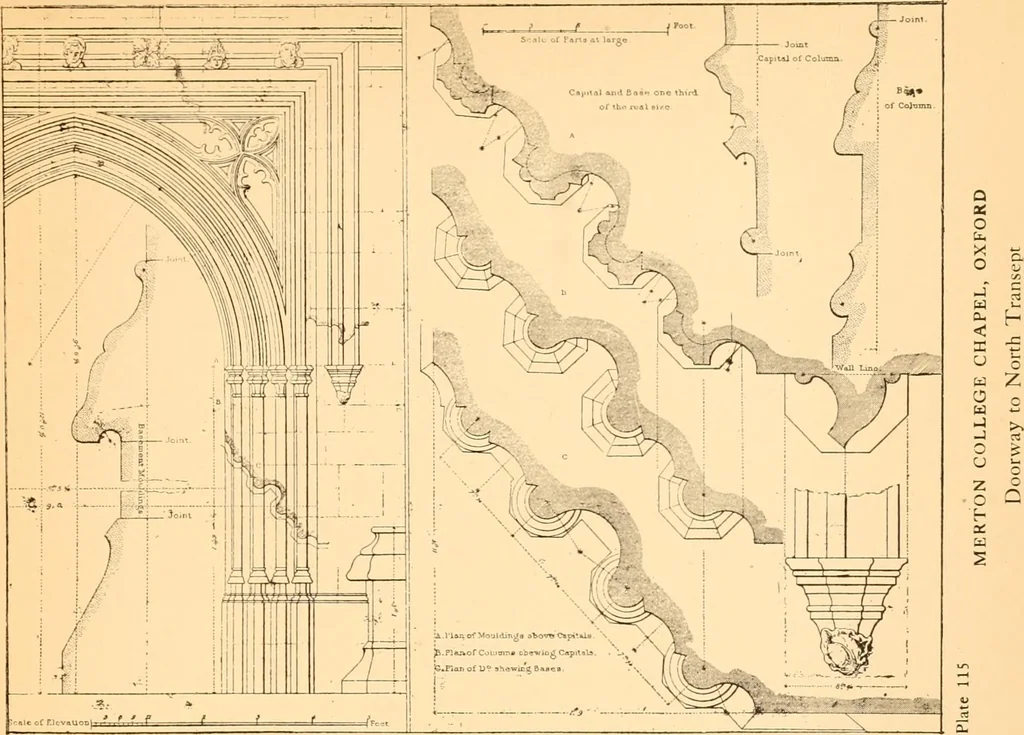 An illustration from Gothic architecture selected from various ancient edifices in England,, 1920, leaf 63