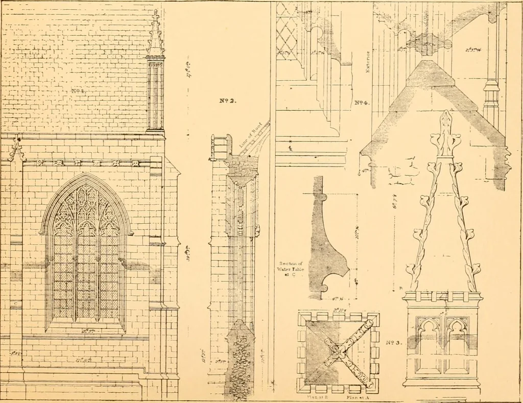 An illustration from Gothic architecture selected from various ancient edifices in England,, 1920, leaf 63