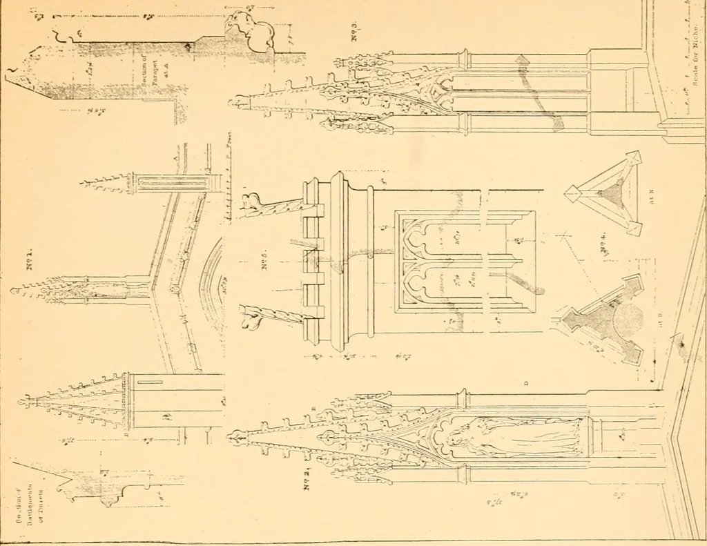An illustration from Gothic architecture selected from various ancient edifices in England,, 1920, leaf 67
