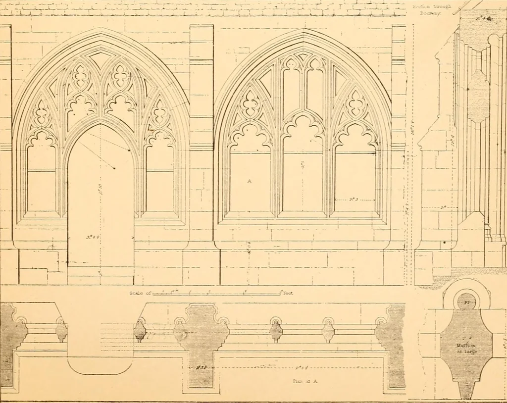 An illustration from Gothic architecture selected from various ancient edifices in England,, 1920, leaf 67
