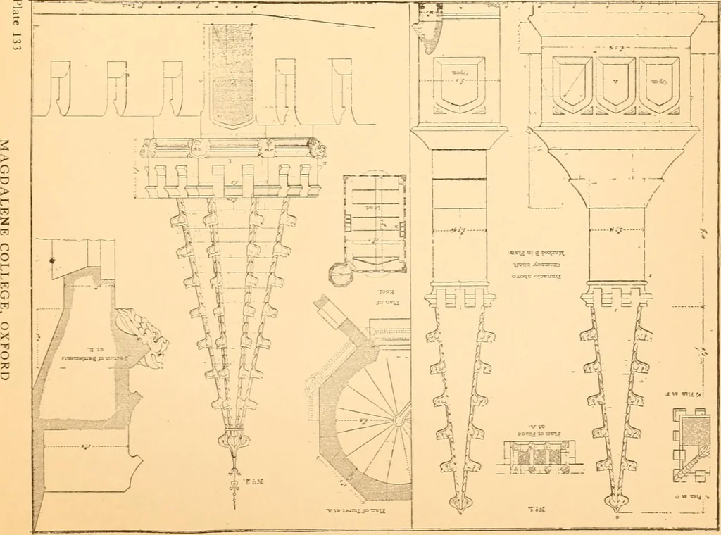An illustration from Gothic architecture selected from various ancient edifices in England,, 1920, leaf 69