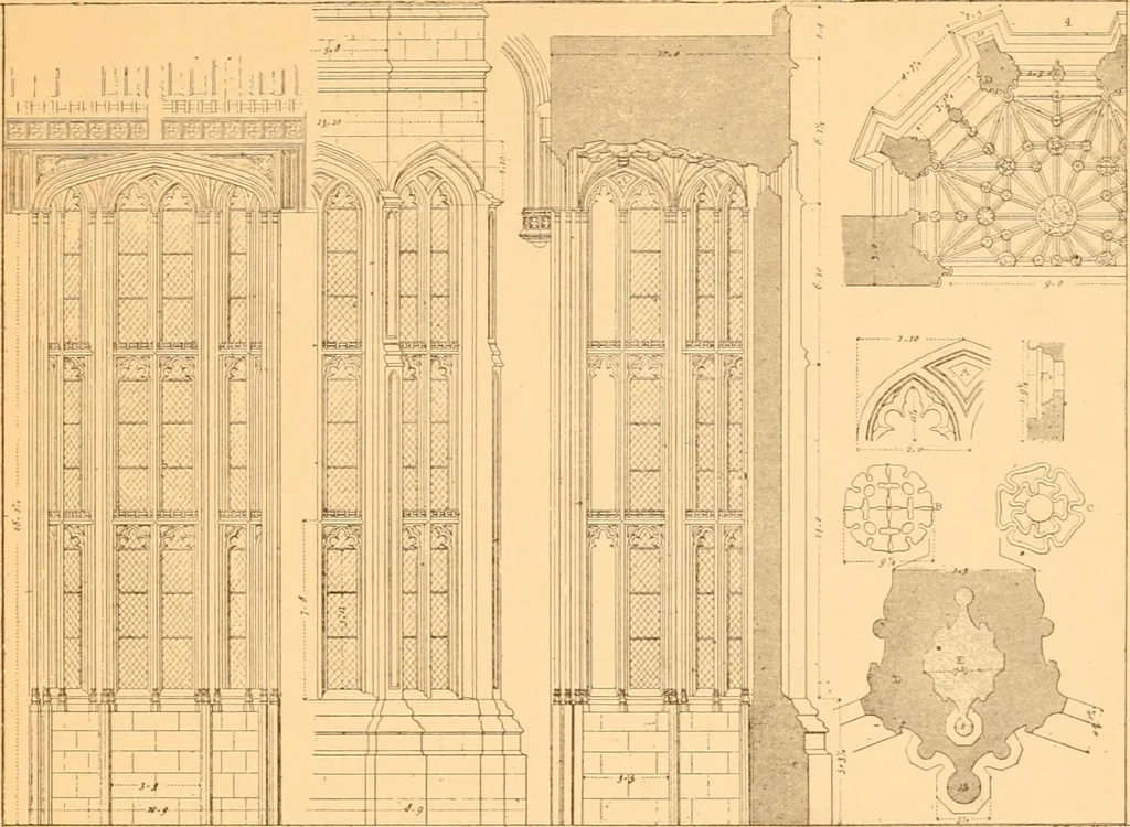 An illustration from Gothic architecture selected from various ancient edifices in England,, 1920, leaf 7